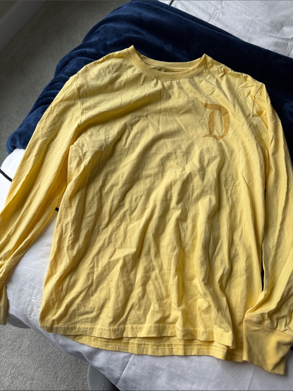 Yellow Long Sleeve  Shirt